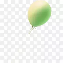 气球-嫩绿色气球