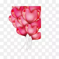 心脏气球软件-红色心脏气球