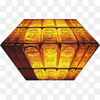 金-黄金钻石财富广告装饰