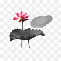 画艺术水墨画-莲花