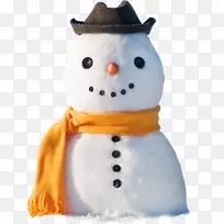 雪人摄影不含版税的.xchng儿童-戴一顶雪人帽子