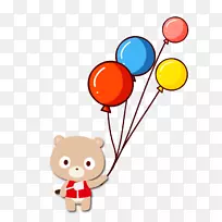 气球设计师-卡通熊气球