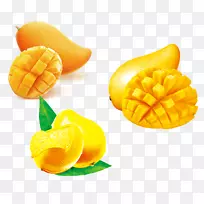 果汁芒果夹艺术.芒果图案