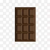 糖果木材染色矩形巧克力美食家巧克力