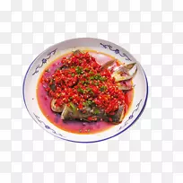 亚洲菜，菜，湖南菜，烹饪食物-鱼头