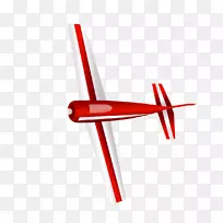 飞机直升机飞行红-红飞机模型