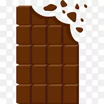 巧克力棕色下载-棕色简单碎巧克力