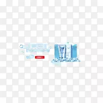 品牌牙刷配件水字体-冰油奇妙的保护清洁剂