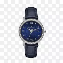 朗金斯自动手表钟表学克里斯托弗沃德-蓝色机械手表布兰卡手表女性形态