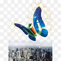 房地产海报广告-蝴蝶