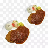 鼹鼠酱，欧洲菜，katsudon牛排自助餐-沙司鸡肉双份餐