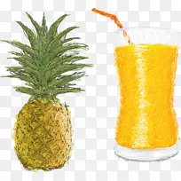橙汁菠萝果酱-菠萝汁材料自由拉