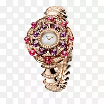 宝格丽珠宝手表宝石钻石玫瑰坎贝尔宝格丽手表珠宝手表女性形态