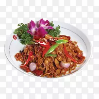 宫保鸡肉泰国料理烤鸡素食菜-大豆爆鸡肚