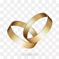 结婚戒指订婚戒指金爱情戒指