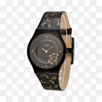 斯沃琪集团手表表带-手表女士黄金图案