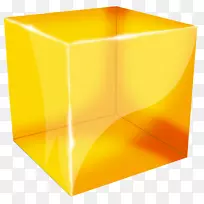 纸盒立体几何体-彩色几何图形