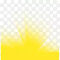 太阳光天空黄色贴身墙纸.黄色光效应形式的辐射