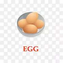 鸡蛋食品插图.英语教学鸡蛋食物插图