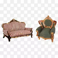 家具巴洛克式翼椅沙发-欧洲沙发