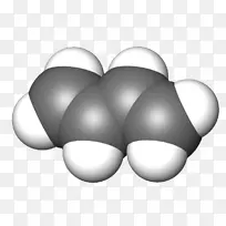 合成橡胶共轭体系单体有机化合物异构体卡通分子模型