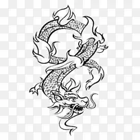 龙笔画学习神话-龙材料