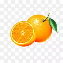橙汁樱桃手绘创意3D图像