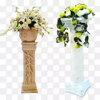 婚礼花资料仪式-用鲜花举行的婚礼