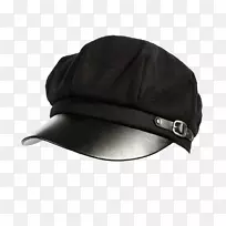 帽冬季贝雷帽-黑色帽子