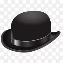 帽子服装时尚配饰设计师-黑色帽子