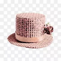 太阳帽粉红帽子