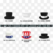 高级礼帽保龄球帽绅士-男式礼帽