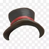帽子黑色设计师雪人-黑色帽子