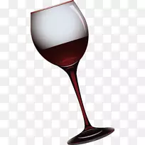 红酒杯香槟酒杯-酒杯是用图案装饰的。