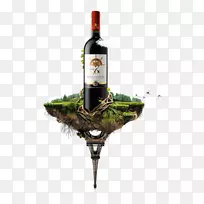 法国红酒广告.葡萄酒装饰设计