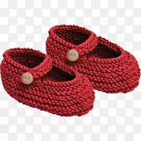 针织花纹婴儿鞋图案羊毛鞋