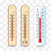 温度计测温仪器示意图可爱的温度计