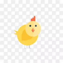 鸡画-可爱动物图片
