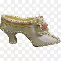 鞋高跟鞋新娘纽扣-漂亮鞋