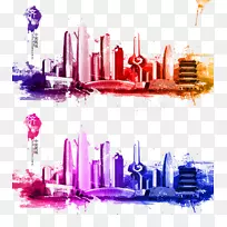 建筑城市-城市油墨
