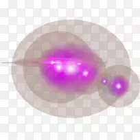 紫色球体-紫色奇幻装饰光效果