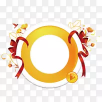 花带-黄色装饰环