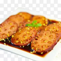 月饼粽子糕点食品烹饪-莲花