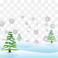 圣诞贺卡圣诞佳节-雪天雪载体材料