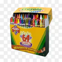 蜡笔，蜡笔艺术，彩色油，粉笔-儿童蜡笔