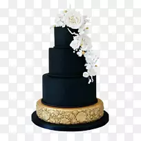 结婚蛋糕糖霜生日蛋糕黑巧克力层蛋糕玫瑰