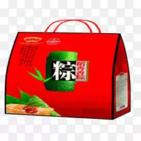 粽子龙舟节-红粽子礼盒