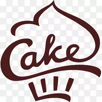纸杯蛋糕烘焙甜甜圈标识-简单手绘蛋糕