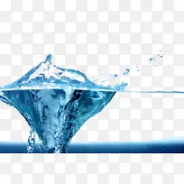 水净化欧式抽水管蓝水