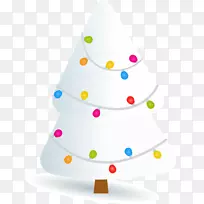 白光圣诞树白光圣诞树
